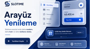 Slotime Arayüz Yenileme